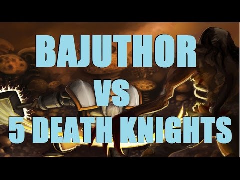 Bajheera - Epic BG ft. BAJUTHOR vs 5 DEATH KNIGHTS - WoW Ret Paladin PvP