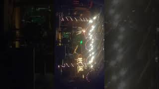 Checking out the band called Shiny Penny.