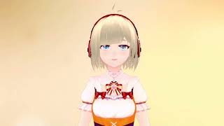 可愛いヘッドホンをつけてみたよ🎧
