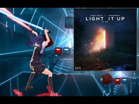 [Beat Saber] Light It Up (feat. Jex) [NCS Release] - Robin Hustin x TobiMorrow (HARD)