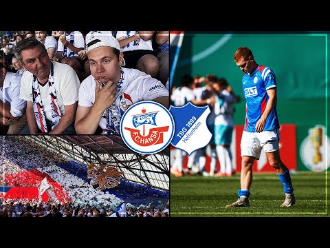 PACKING in the DFB Cup against BUNDESLIGA VILLAGE CLUB... Hansa Rostock - 1899 Hoffenheim Stadium...