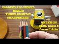 Calling All Pencil Geeks Three Long Point Desktop Pencil Sharpeners