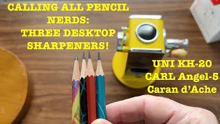Calling All Pencil Geeks: Three Long-Point Desktop Pencil Sharpeners