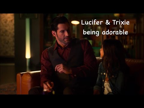 Lucifer and Trixie being a comedic father daughter duo