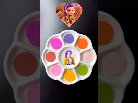 KPop Demon Hunters(part 3) ⚔️Color Mixing #satisfying #art #colormixing #trending