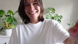 Let’s do plant chores + my trick for potting top heavy plants (: