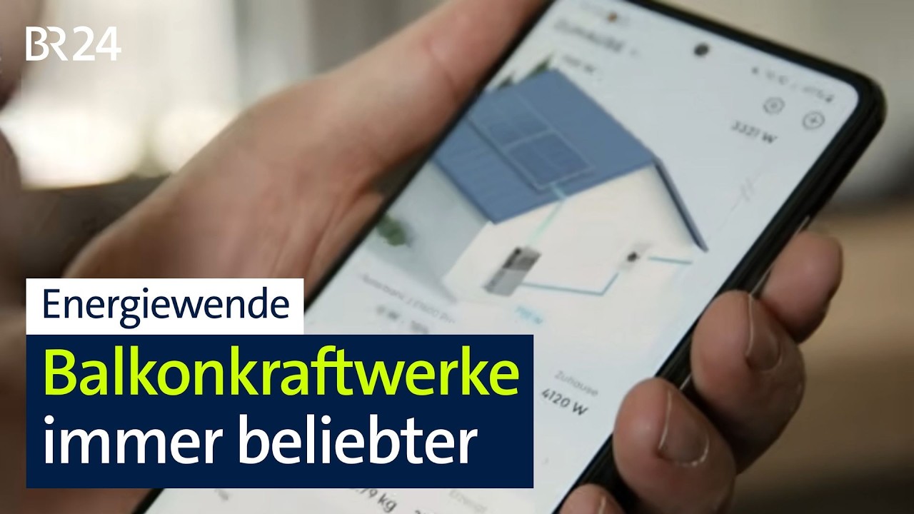 Energiewende: Billiger Strom vom Balkon? | Abendschau | BR24