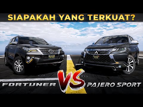 ADU KEKUATAN TOYOTA FORTUNER VS MITSUBISHI PAJERO SPORT | GTA 5 INDONESIA | GTA 5 MOD INDONESIA