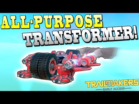 5 VEHICLES IN 1! [Car, Plane, Wall Climber, Hover, Sub] - Trailmakers Early Access Gameplay Ep32