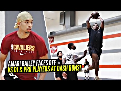Sierra Canyon's Amari Bailey FACES OFF vs D1 & Pro Players at Private Runs & Holds His Own!