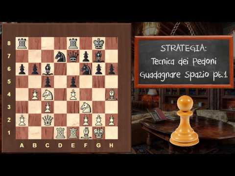 Strategia negli Scacchi - 01 Tecnica dei Pedoni - Guadagnare Spazio Pt.1
