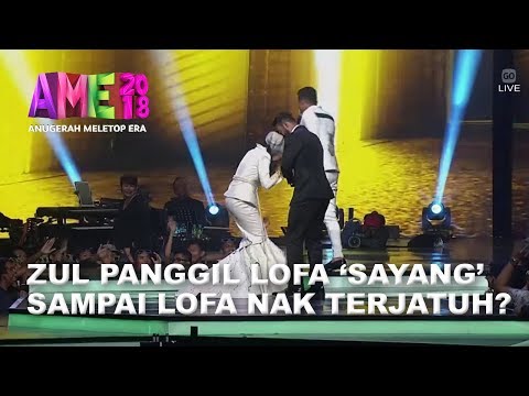 #AME2018 | Wow .. Zul panggil Lofa sayang sampai Lofa nak terjatuh ? I Zul Ariffin, Neelofa, & Nabil