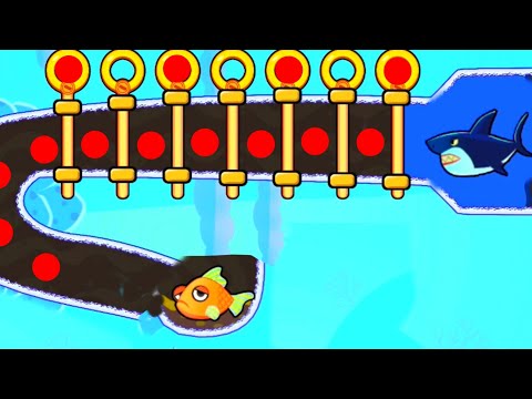 save the fish / pull the pin level android game save fish pull the pin | Mobile Game 7830