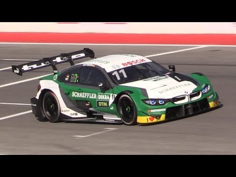 BMW M4 DTM 2019 in Action at Misano World Circuit-Turbo 4 Cylinders Sound, FlyBys, Accelerations