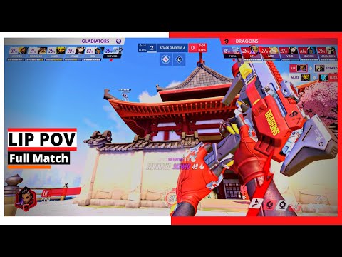 LIP POV | Sombra & Ashe | Winners Semi-Final | Dragons vs Gladiators | OWL Season 2021 Playoffs