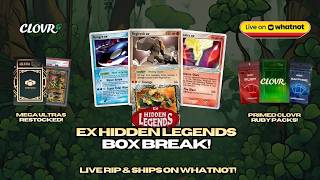 EX HIDDEN LEGENDS BOX BREAK!! LIVE RIP & SHIPS!  DOWNLOAD WHATNOT & RIP PACKS LIVE!