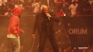 Dr  Dre &amp; Kendrick Lamar -Still D R E  &amp; California Love Live @ The Pop Out