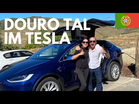 DOURO TAL IN PORTUGAL - FAHRT IM TESLA DURCH PORTUGAL