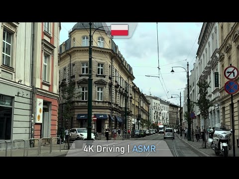 CRACOW DRIVE: Downtown to Podgórze(Kraków) | Historic & Modern Views July 2025 Streets | 4K 60FPS