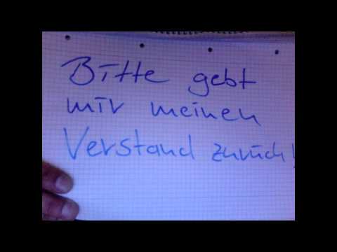 Bitte gebt mir meinen Verstand zurück