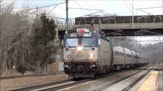 preview picture of video 'Old Saybrook Railfanning, 3-13-11, New Camera'