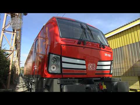 Vectron-Inbetriebnahme bei Siemens.