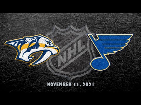 NHL Predators vs. Blues | Nov.11, 2021