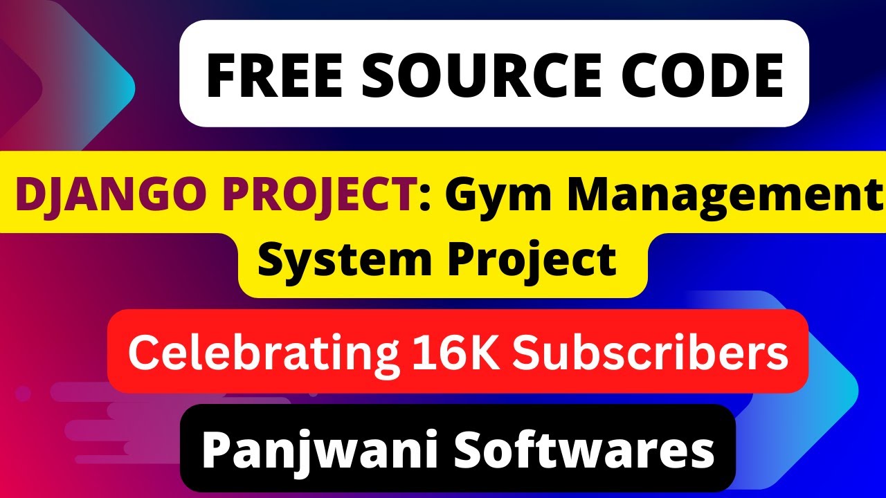Free Source Code - Gym Management System using Python Django Sqlite