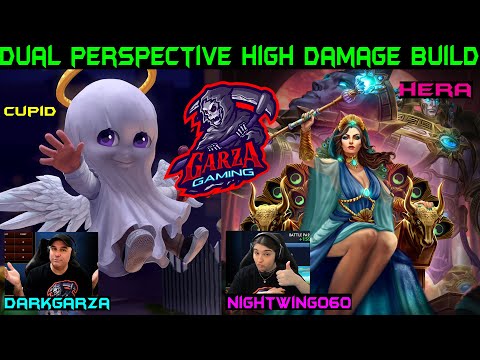 Smite Arena Dual Perspective Cupid & Hera Damage Builds. Watch the match from Two Points of View.