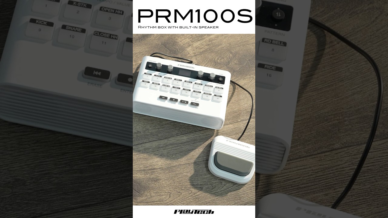 PRM100S リズムマシン / PLAYTECH #サウンドハウス #PLAYTECH #リズムマシン