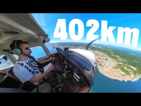 ho pilotato un AEREO per 402km DA SOLO
