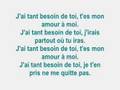 Tant besoin de toi - Marc Antoine 