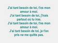 Tant besoin de toi - Marc Antoine 