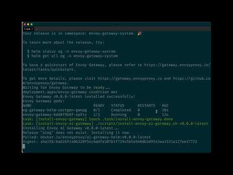 how to get an Envoy AI Gateway playground running in under a couple of minutes
