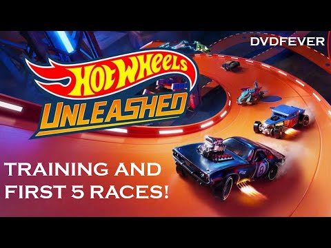 Hot Wheels Unleashed - Training & FIVE RACES! - PS5 (4K UHD 60fps) - DVDfeverGames