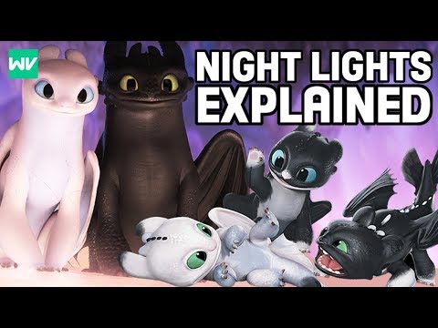 Who Are Toothless & The Light Fury's Children? (Night Lights) | How To Train Your Dragon