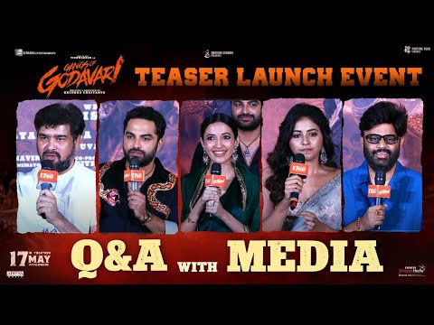 Q&A With Media At Gangs Of Godavari Teaser Launch Event | Vishwak Sen | TFPC