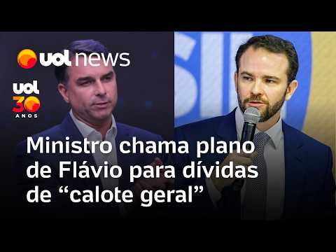 Plano de Flávio Bolsonaro para dívidas é ‘calote geral’ na economia, diz ministro