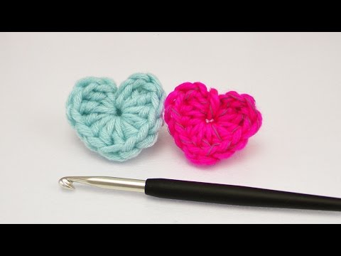 Kleines Herz häkeln | Super einfache Anleitung für Anfänger | Häkeln mit Wollresten | ♥ DIY