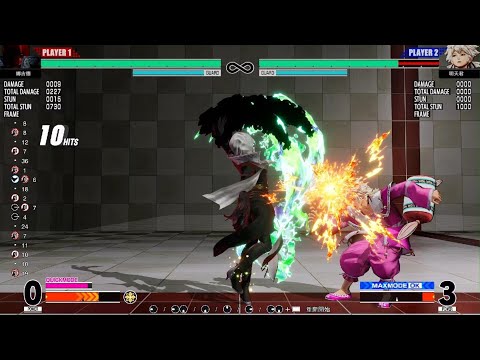 The king of Fighters XV Najd 2.5bars lv2 stun combo easy mode all characters
