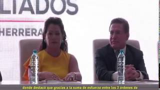 EL GOBERNADOR JOSÉ ROSAS AISPURO TORRES ACOMPAÑÓ A LA PRESIDENTA DE GÓMEZ PALACIO LETICIA HERRERA, A
