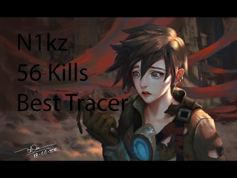 N1kz | 56 Kills Best Tracer In Gold-Elo | Overwatch