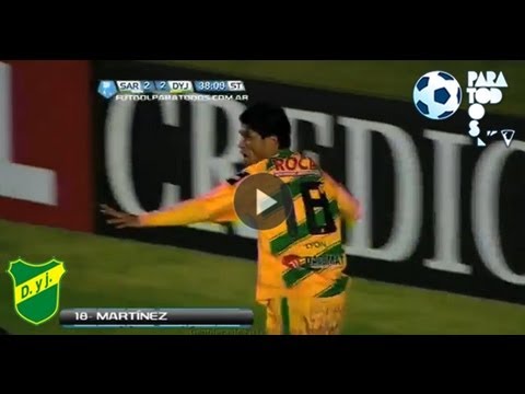 Gol Martínez - Sarmiento 2 Defensa y Justicia 3 - Fútbol Para Todos - Fútbol Para Todos