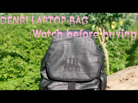 DENRI LAPTOP BAG REVIEW.