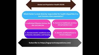 Global and Population Health D224