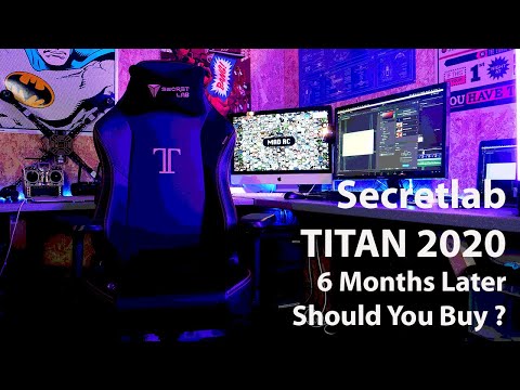 SecretLab TITAN 2020 Series 6 Months Later - Premium Chair - Premium Price But Not Perfect