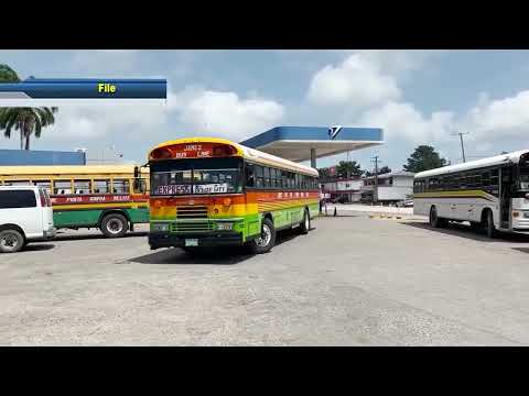 Minor falls out of city bus PT 1