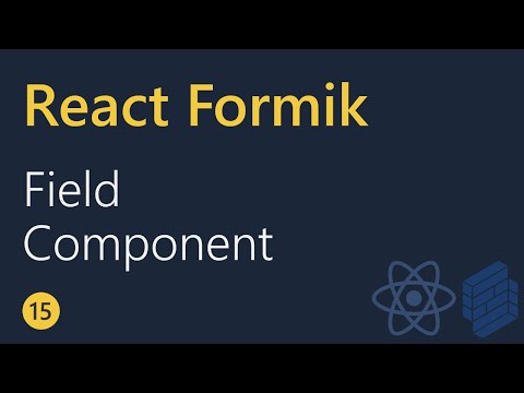 React Formik Tutorial 15 Field component