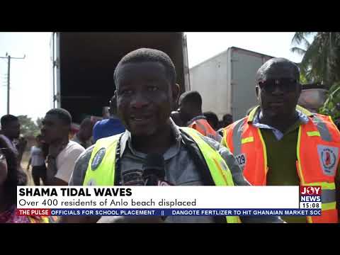 Shama Tidal Waves: Over 400 residents of Anlo beach displaced - The Pulse on Joy News (6-4-22)