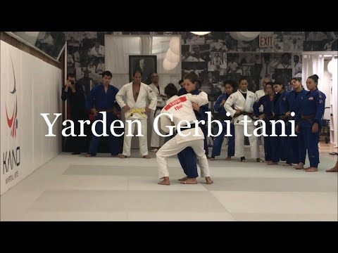 Yarden Gerbi Taniotoshi Judo throw